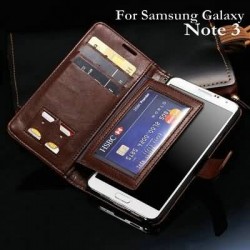 Super Wallet Flip Stand Leather Case For Samsung Galaxy Note 3 III N9000 Phone Bag Cover Luxury Book Style Free Screen Flim