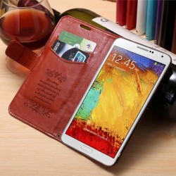 Top Quality Wallet Leather Flip Case For Samsung Galaxy Note 3 Neo N750 N7505 Stand Cases III Back Cover