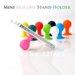 Universal Mini Silicone Holders for General Models of Cell Phone Stands Suction Cup