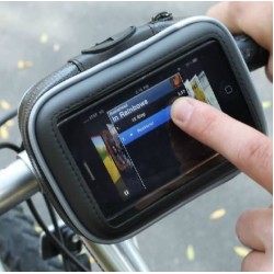 Waterproof Motorcyle Bike Holder Bicycle Handlebar Mount Holder Stand Waterproof Case For GPS SATNAV